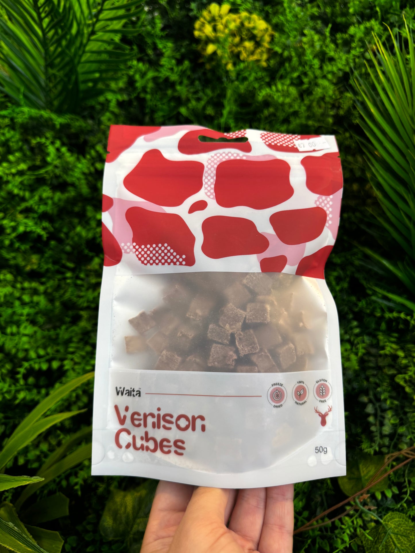 Waita Freeze-Dried Venison Cubes 50g