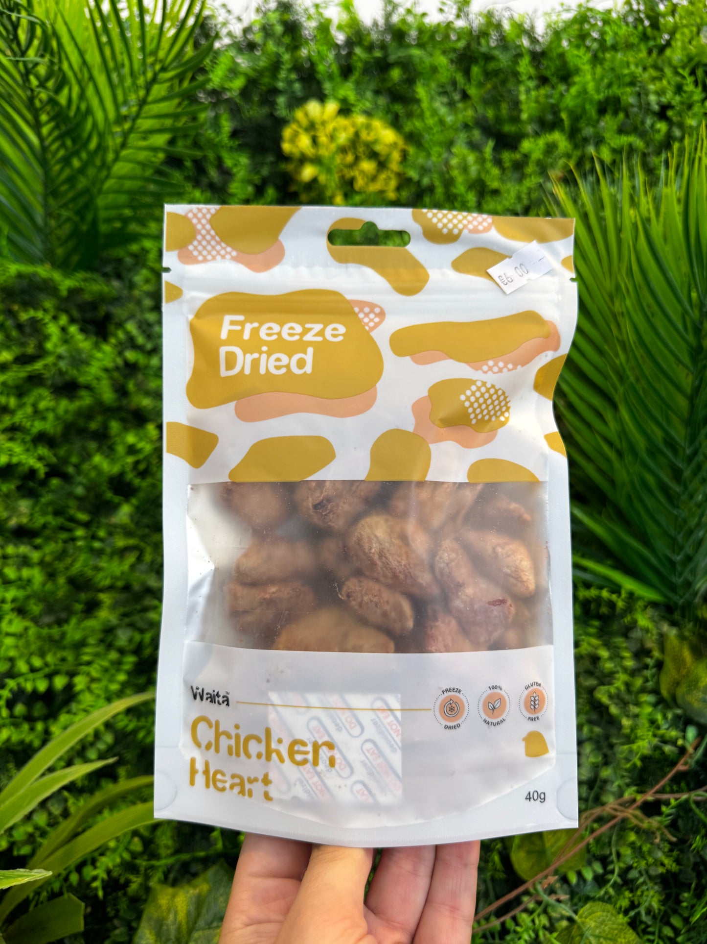 Waita Freeze Dried Chicken Heart 40g