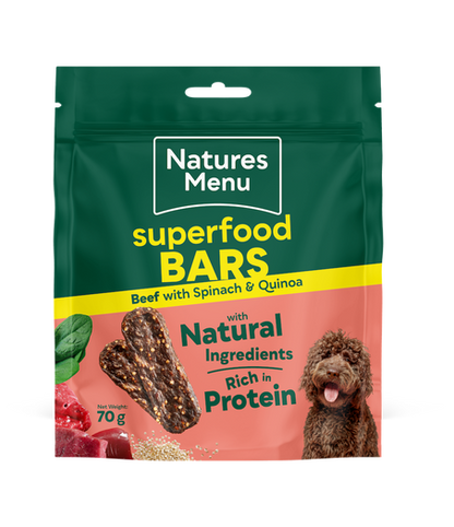 Natures Menu Superfood Bars Beef