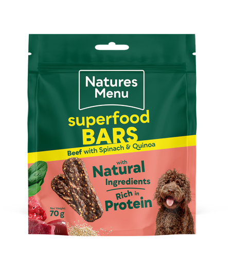 Natures Menu Superfood Bars Beef