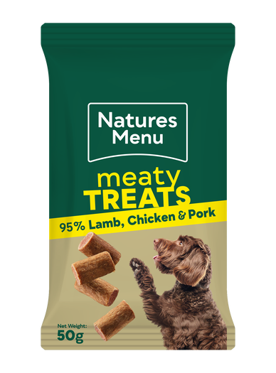 Natures Menu Meaty Treats Lamb, Chicken and Pork