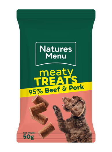 Natures Menu Meaty Treats Beef and Pork
