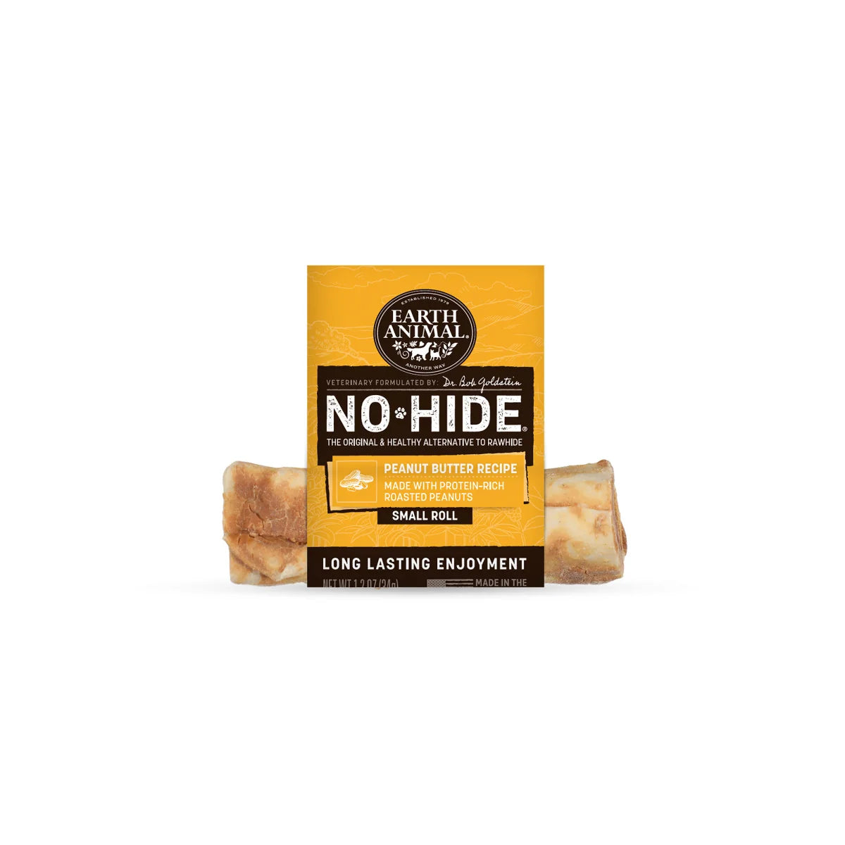 Earth Animal No Hide Peanut Butter Small