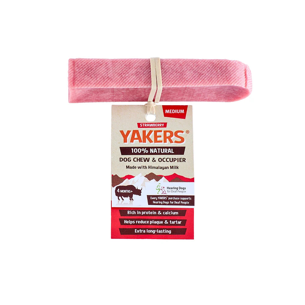 Yakers Medium Chew (Strawberry)