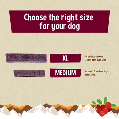 Yakers Medium Chew (Cranberry)