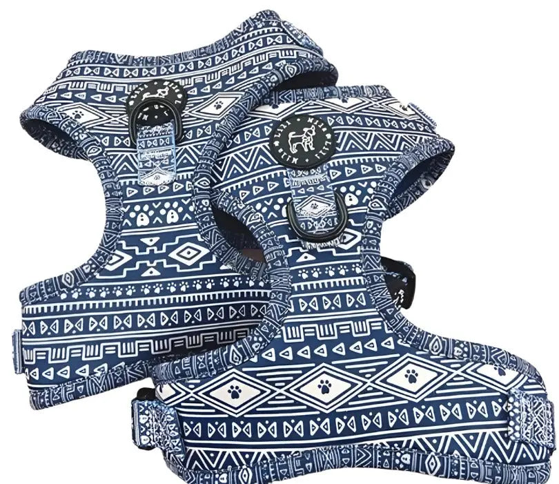 Aztec (Blue) Adjustable Harness My Store