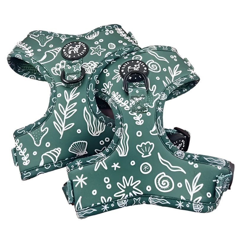 Adios Beaches (Green) Adjustable Harness My Store