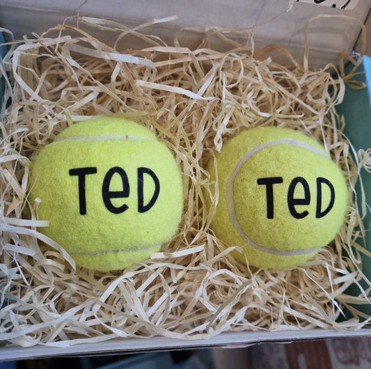 Personalised Tennis Ball (double strength)