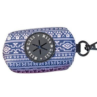 Aztec (Blue) Poo Bag Holders My Store