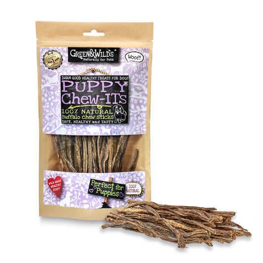 Puppy Chew Its (Green & Wilds) 80g Lili + Mila's Empawrium