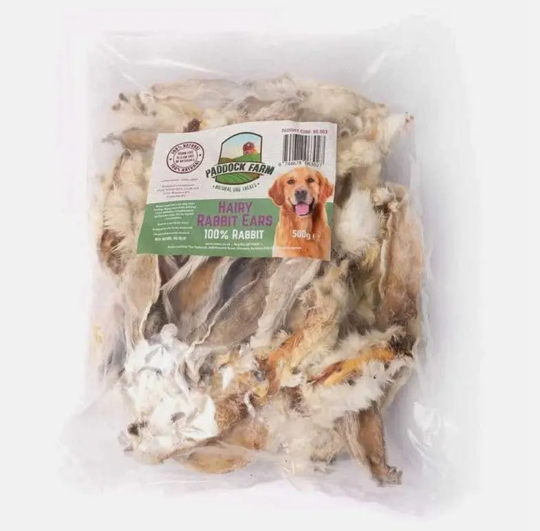 BULK Fur On Rabbit Ears (500g) Paddock Farm