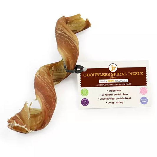 Odourless Spiral Pizzle 15cm Lili + Mila's Empawrium