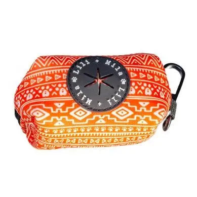 Aztec (Orange) Poo Bag Holders My Store