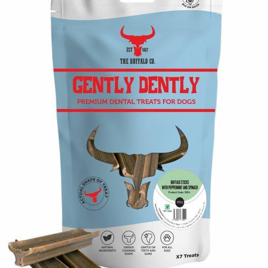 Gently Dently-Peppermint & Spinach Dental Treats for Dogs