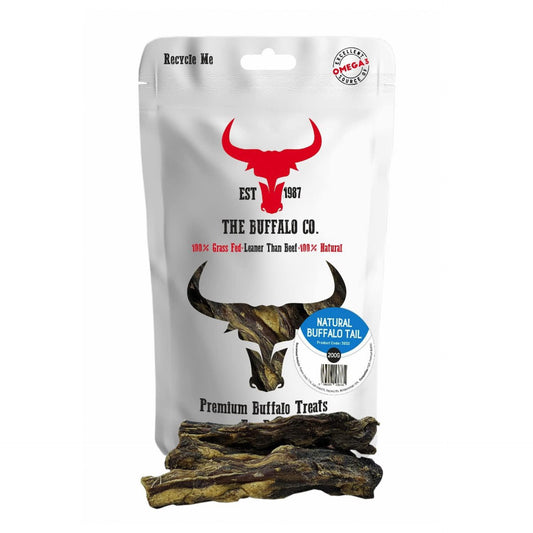 Natural Buffalo Tail Dog Treat from the Buffalo Co