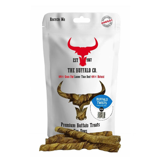 Buffalo Twist Dog Treat from the Buffalo Co