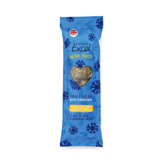 Excel Burgess Forage and Feast Hay Bar with Cornflower Lili + Mila's Empawrium