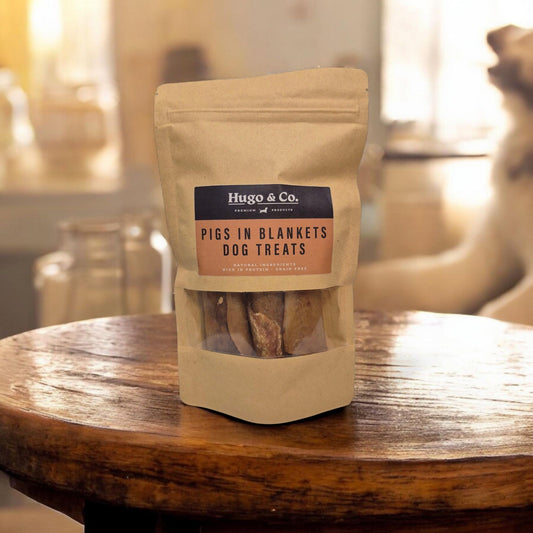 Hugo & Co Pigs in Blankets Dog Treats 75g