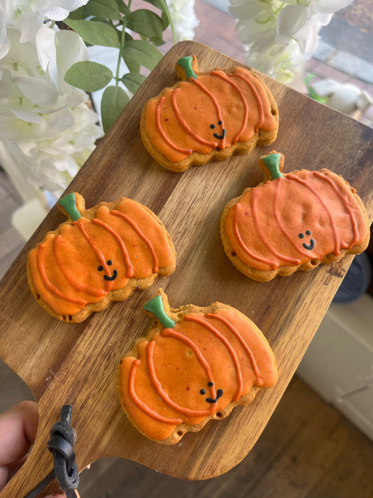 Pumpkin Halloween Dog Biscuit (Individual)