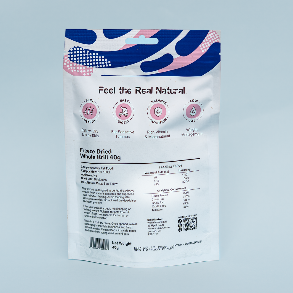Waita Freeze Dried Krill 40g