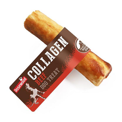 Rosewood Beef Collagen Roll Dog Treat 5" (Small)