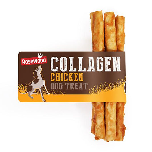 Rosewood Chicken Collagen Roll Dog Treat (5 pack Mini)