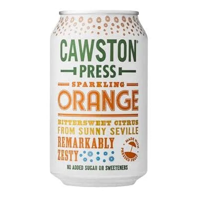 Cawston Press Sparkling Orange  330ml Can