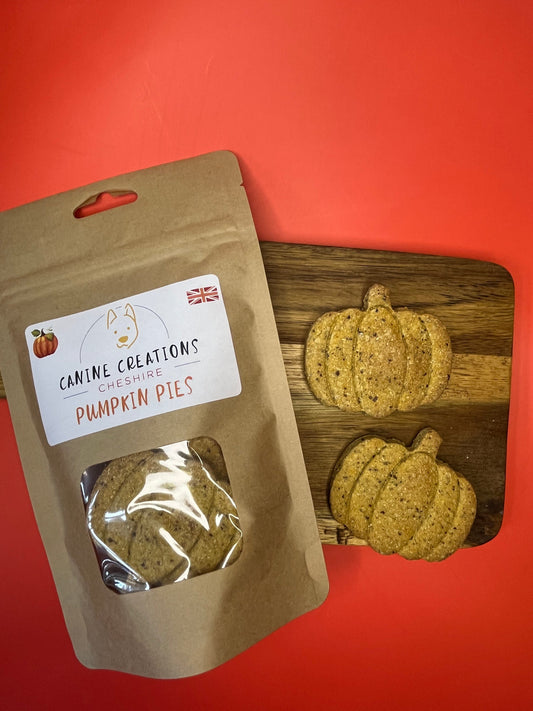 Pumpkin Halloween Dog Biscuits
