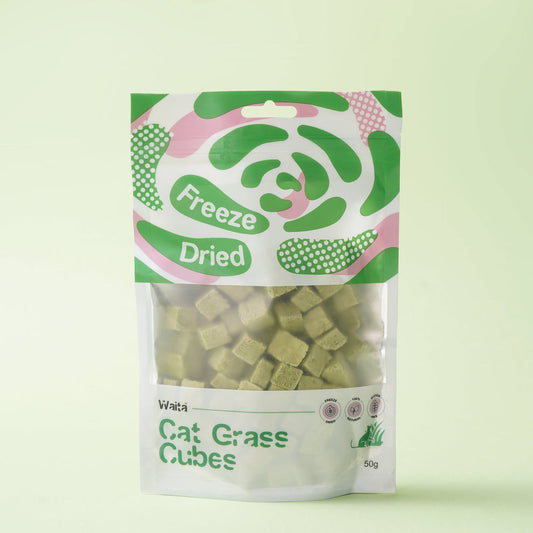 Waita Freeze Dried Cat Grass Cubes 50g