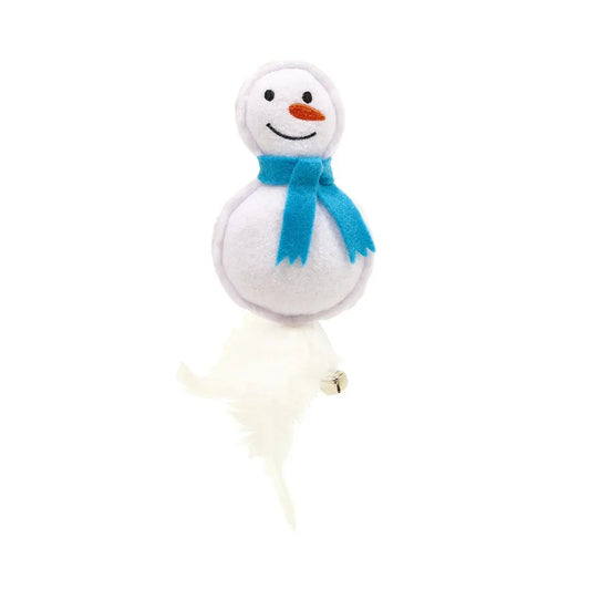 Snowman Cat Toy Lili + Mila's Empawrium