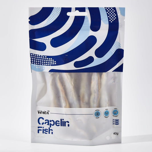 Waita Freeze Dried Capelin 40g - Lili + Mila's Empawrium