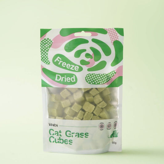 Waita Freeze Dried Cat Grass Cubes 50g - Lili + Mila's Empawrium