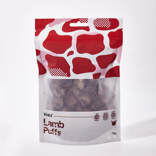 Waita Freeze Dried Lamb Puff 70g - Lili + Mila's Empawrium