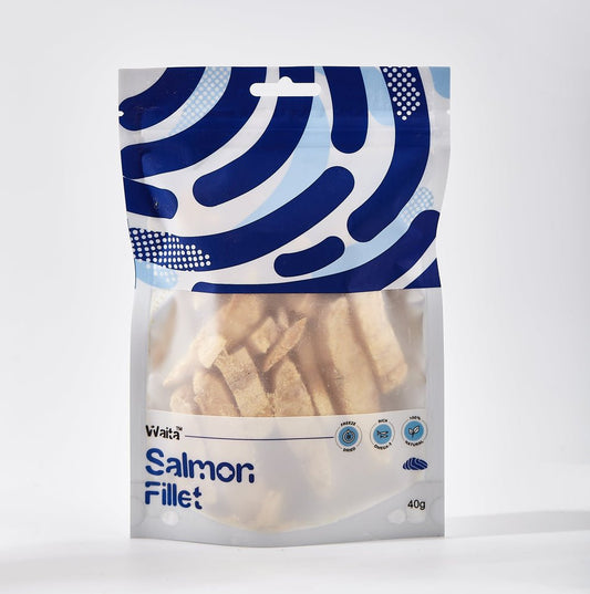Waita Freeze Dried Salmon Fillet 40g - Lili + Mila's Empawrium